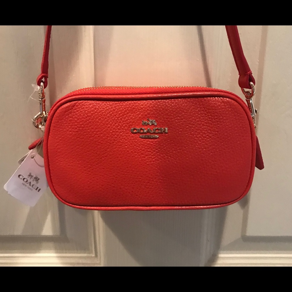 Orange Coach Purse
